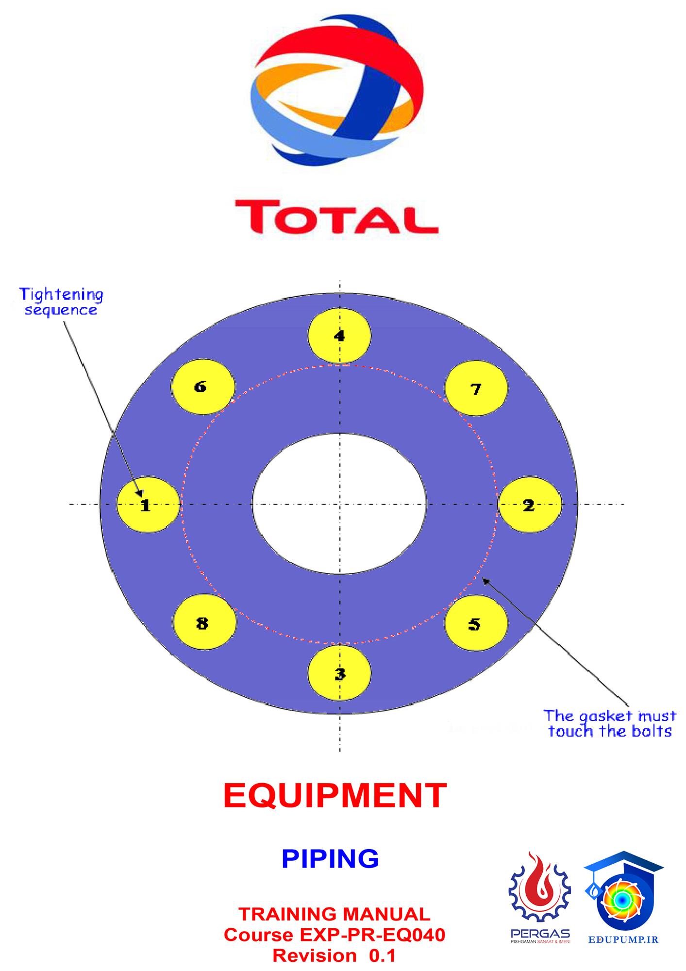 راهنمای آموزشی لوله کشی شرکت Total